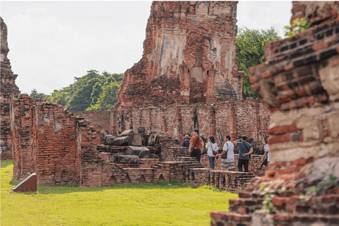 Ayutthaya: UNESCO Kulturerbe Tempel und Cafe TagestourMitmachen bei der Halbtagestour