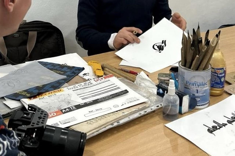 Tunis: Arabic Calligraphy Workshop with Local Artist