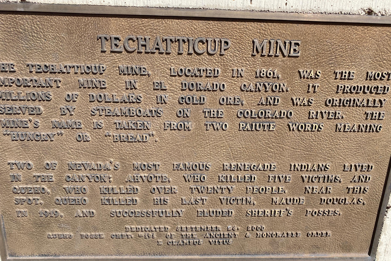 Las Vegas: El Dorado Canyon, Ghost Town and Gold Mine Tour