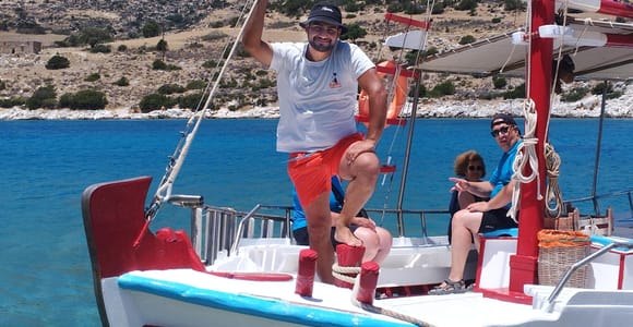 Naxos: Rina Cave & South Naxos Traditional boat trip
