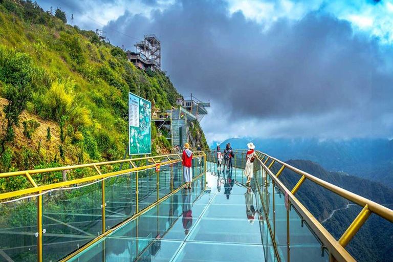 Hanoi: Sapa 3-Day Fansipan, Glassbridge, Cat Cat & Moana Half Day Glassbridge & Silver Waterfall From Sapa Town