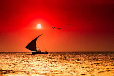 Sunset on Dhow