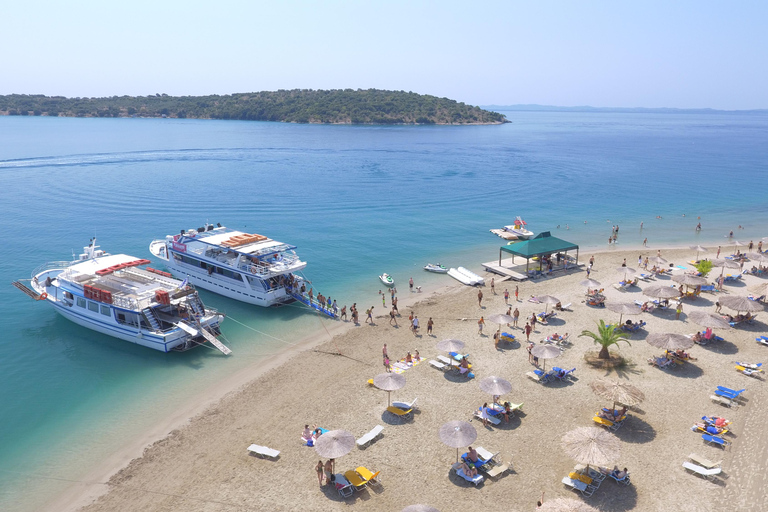 From Corfu: Beach BBQ and Mainland with Captain Theo.