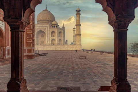 Taj Mahal: Samma dag Agra guidad tur från Jaipur eller DelhiEndast professionell guide (inga transporter eller biljetter)