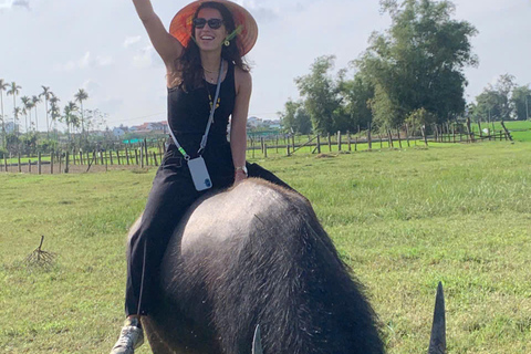 Hoi An:Funny Duck Farm Bike Tour& Buffalo Ride&Coffee Making Hoi An : Funny Duck Farm & Lantern Making without Pick up
