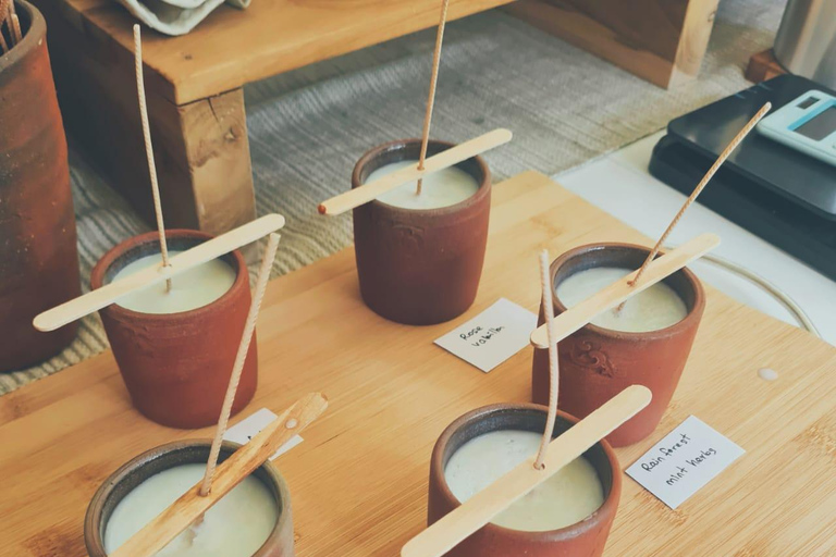 Fabrication de bougies parfumées en poterie