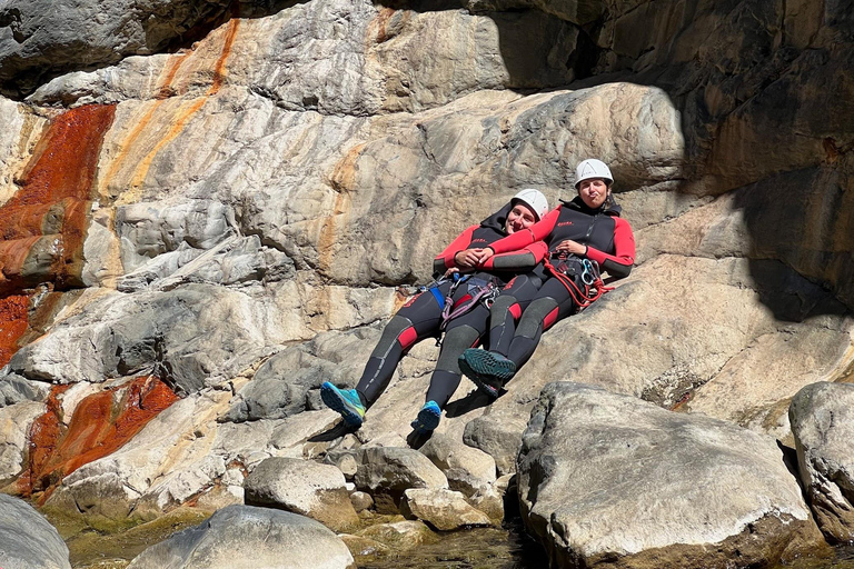 Reunion: Canyoning from Bras Rouge to Cilaos - Fun, Aquatic & Geological Cilaos Bras Rouge Full Canyoning - Fun, Technical & Aquatic