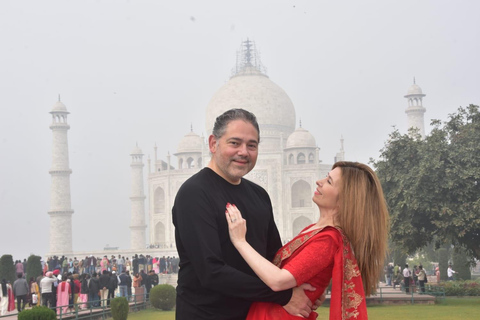 From Delhi: Sunrise Taj Mahal & Agra Highlights Private Tour Local Expert Tour Guide Only