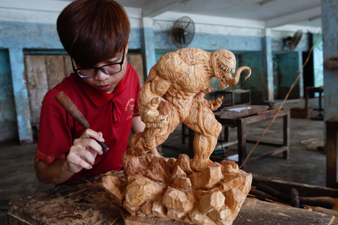 Hoi An: Corso di scultura del legno di 3 ore con un artista locale