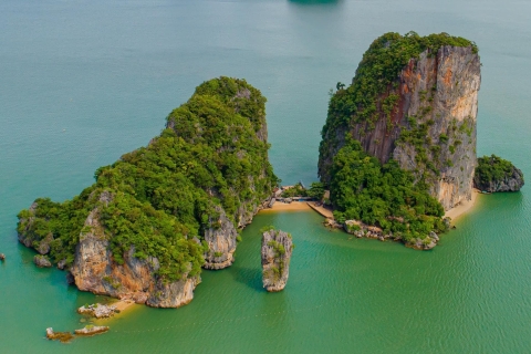 Khaolak: Pasarela al atardecer por la Bahía de Phangnga e Isla James BondPuesta de Sol en la Bahía de Phang Nga y Excursión a la Isla de James Bond