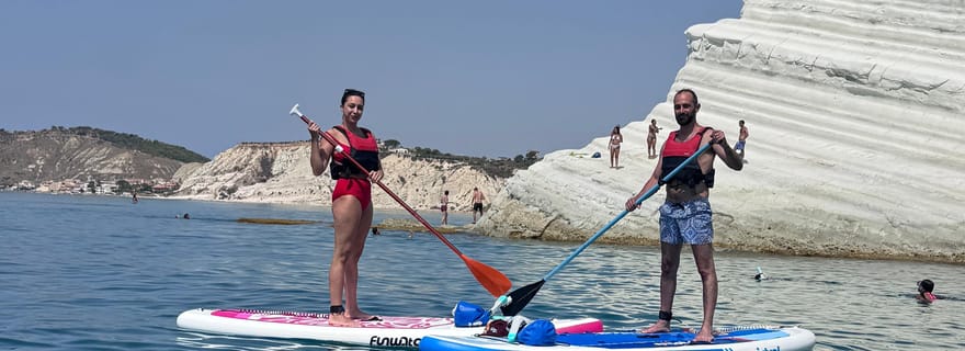 SCALA DEI TURCHI : EXPÉRIENCE DE SUP [STAND UP PADDLE] ET SNORKELING