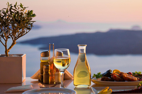 Santorini Complete: Semi-Private Tour, Wine Tasting, and Hotel Pick-Up