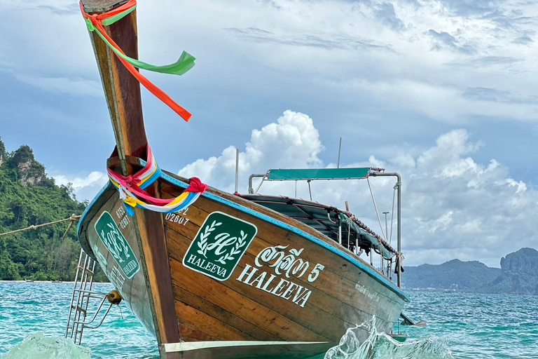 Krabi: 4 Islands Tour by Longtail Boat with LunchPrivate Trip One day 4 Islands