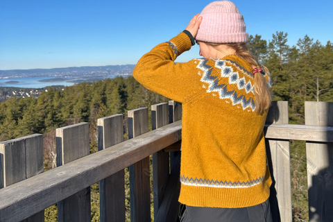Oslo: Forest Hike with Panoramic Fjord Views and a dog