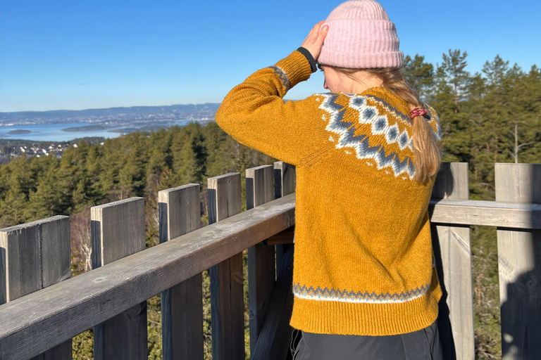 Oslo: Forest Hike with Panoramic Fjord Views and a dog
