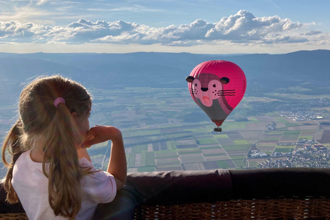 Luchtballonvaart in ZwitserlandSwitzerland hot air balloon flight