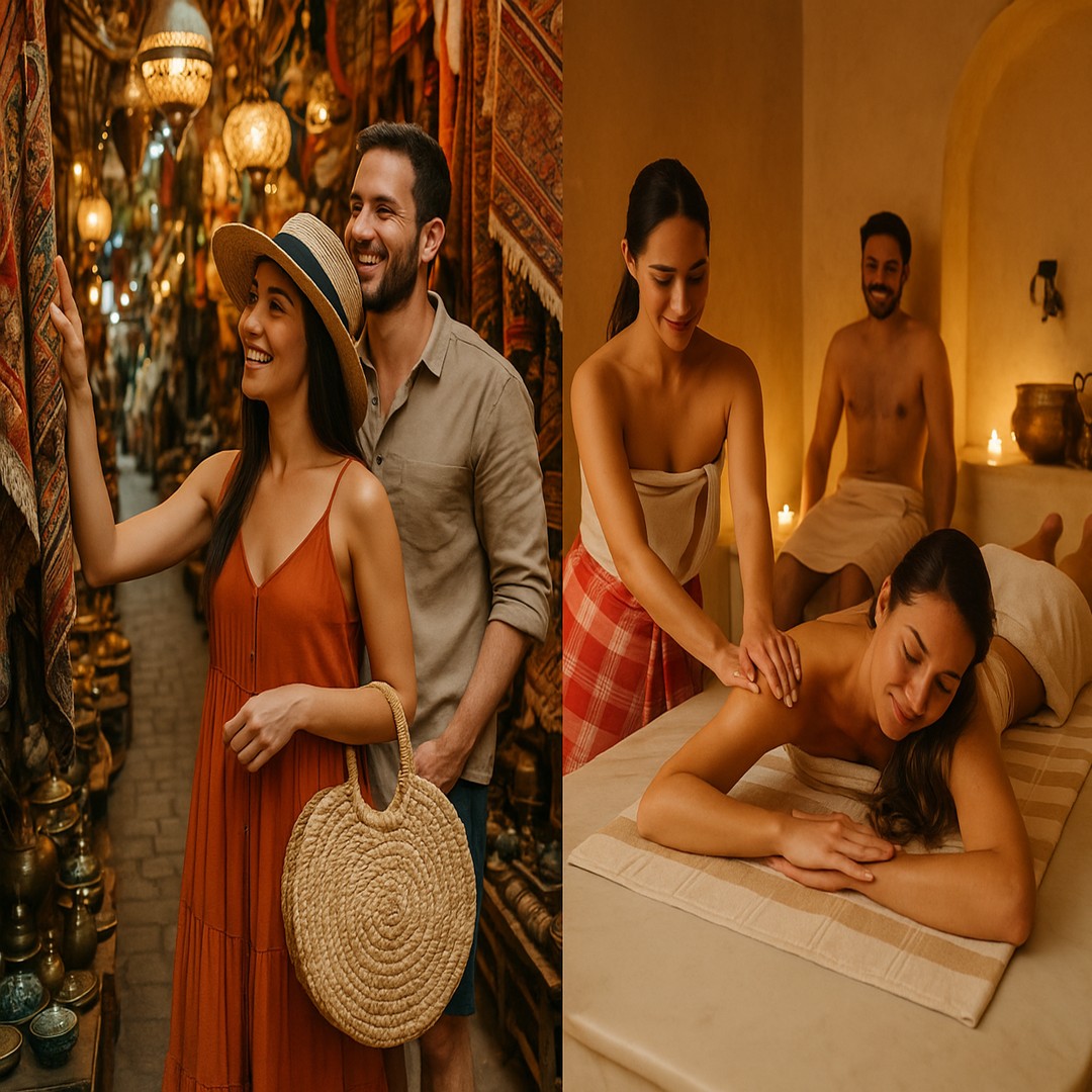 Marrakech : visite des souks et hammam berbère avec massage - hammam
