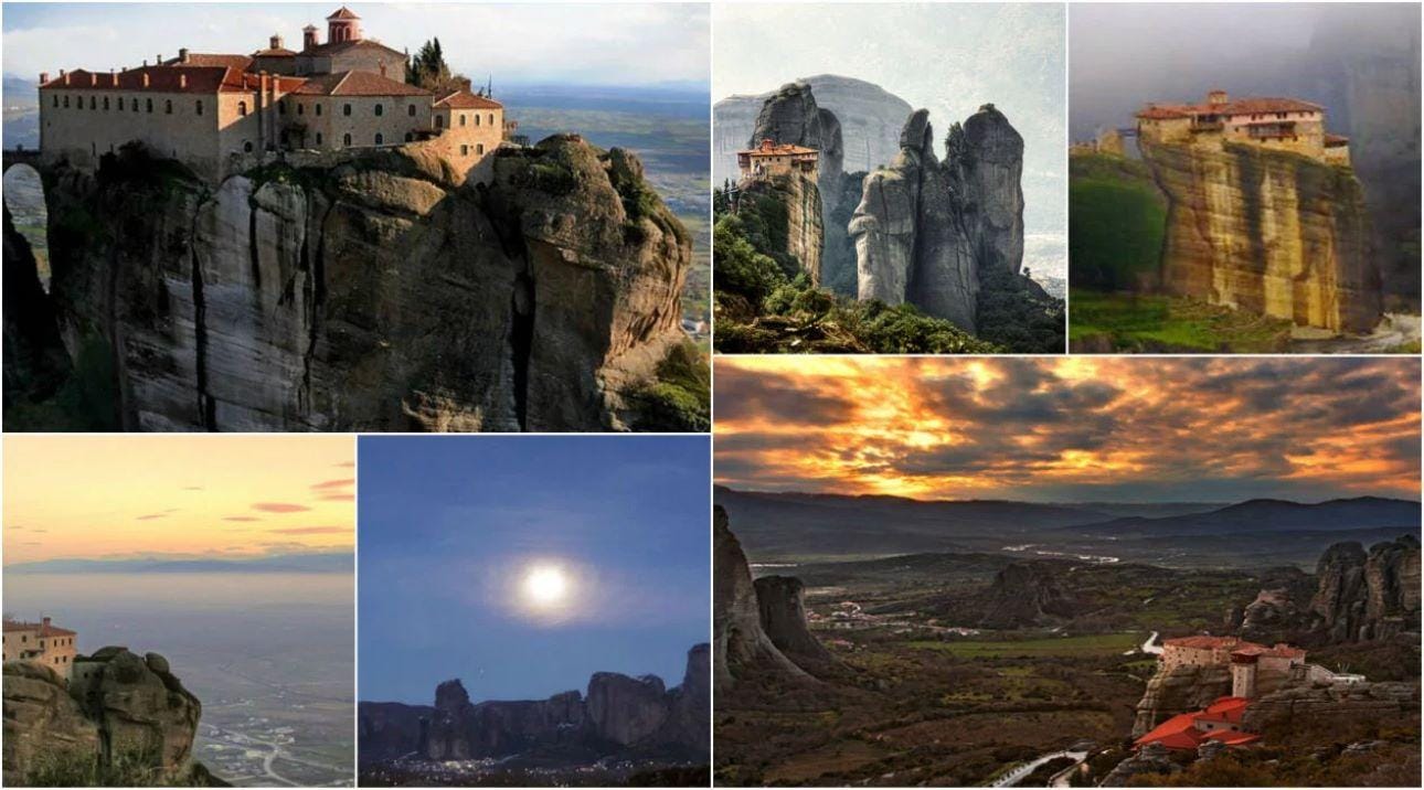 Von Volos aus: Meteora Private Tagestour