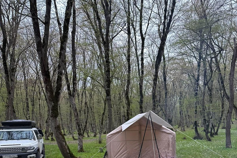 From Baku: Tufandagh Camping Trip with BBQ