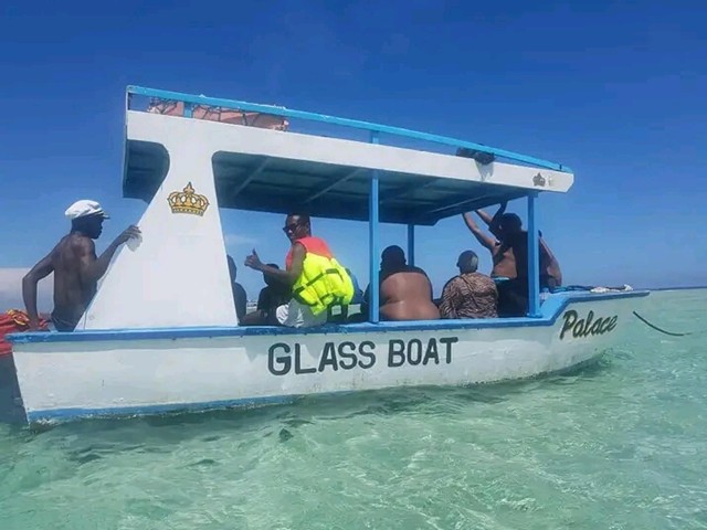 Visit Diani Beach Guided Glass Bottom Boat Cruise Tour And Lunch. in Diani
