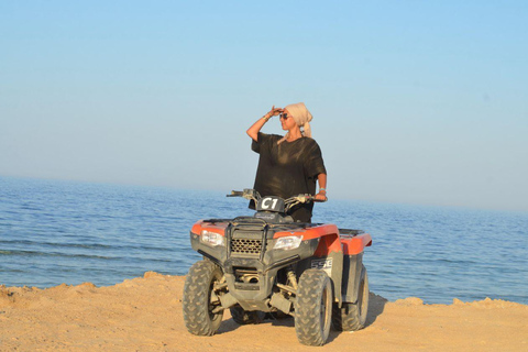 Hurghada: Zee en Bergen ATV Quad Fietstochtochtend quad tour dubbele quad