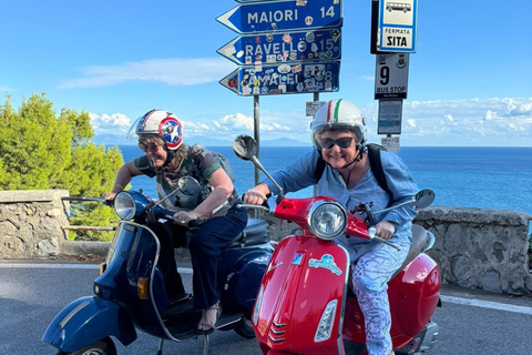 Private Amalfi Coast Vespa Tour with Road Captain Departure from Naples