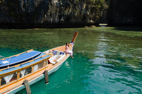 Krabi: Hong Island Private Luxury Longtail Boat Trip Krabi: Private Hong Island Luxury Longtail Boat Trip