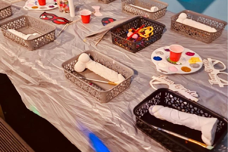 Belfast: Private Clay Mould Painting Party with Host (BYOB) Pimp My Privates schedule