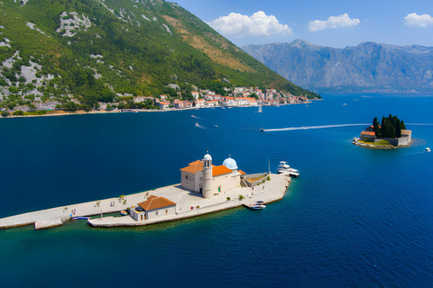 Kotor-Cable Car - Perast- Lady of the Rocks ( visite de groupe )