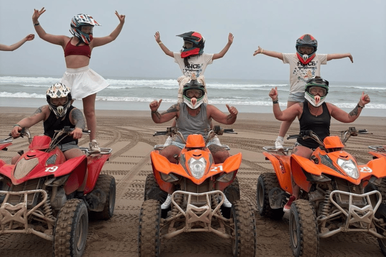 Agadir: Dunes & Beach ATV Quad Safari with Moroccan Tea Single Quad Bike