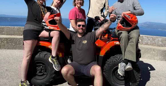 Makarska Quad-Tour zum Skywalk Biokovo mit Eintrittskarte