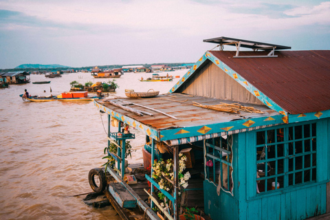 Siem Reap: Crucero por el Pueblo Flotante de Tonle Sap y Granja de Lotos