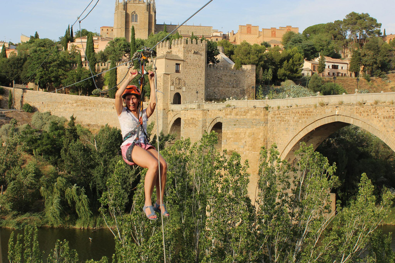 Zipline Adventure with Photo in Toledo over the Tagus River