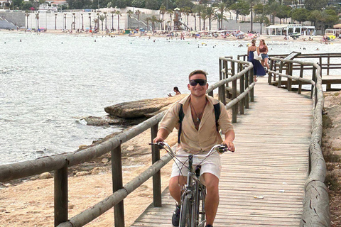 San Juan Beach, Cabo Huertas Alicante: Rental Bike & snorkel