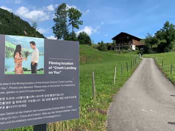Desde Zúrich: Crash Landing On You Localizaciones en Interlaken