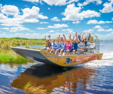 Everglades: Mangrove, Grassland Airboat Tours, & Boardwalk