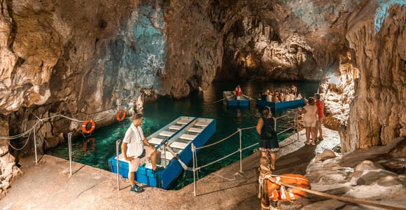 From Amalfi: Private Coast Tour with a visit to the Emerald Grotto
