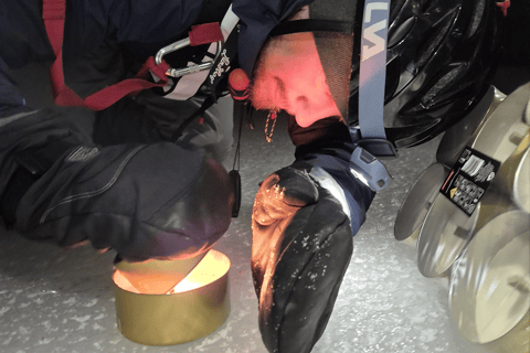Stockholm: Ice Skating with fire & chance of Northern Lights