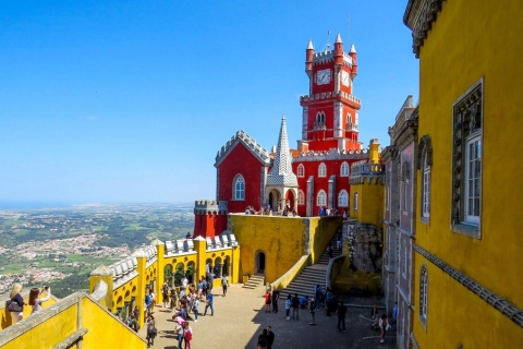 Vanuit Lissabon: Quinta da Regaleira, Sintra en CascaisRondleiding in het Spaans