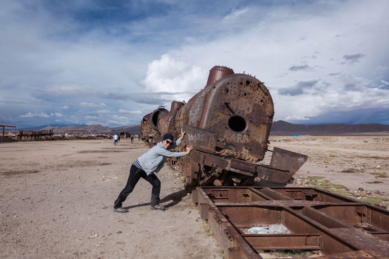 Vanuit Uyuni: Uyuni Zoutvlakten hele dag