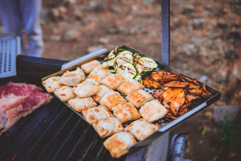 Santiago: Cajón del Maipo Hot Springs & Chilean Barbecue With Meeting Point (Summer Season)