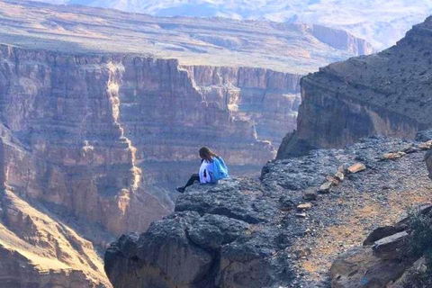 Dagsutflykt till Jabal Shams, Wadi Nakhar, Misfat Al Abriyeen