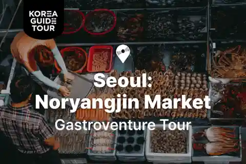 Séoul : Visite guidée du marché aux poissons de Noryangjin et dégustation de produits alimentaires