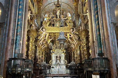 Santiago: recorrido a pie por la catedral, el museo y la ciudadgira en ingles