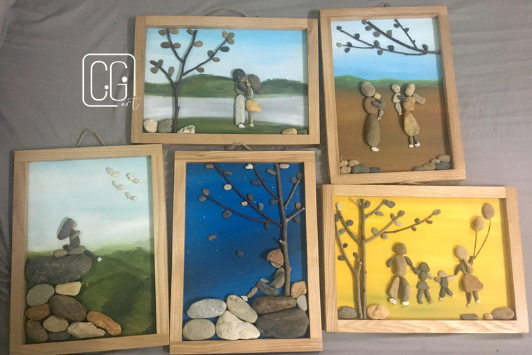 Unique experience: Pebble Stone Art Workshop by ChigiArt