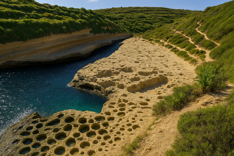 From Sliema: Around Malta Cruise with 3 Swim Stops and Lunch