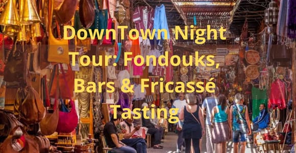 Djerba: DownTown Night Walking Tour with Fricassé Taste