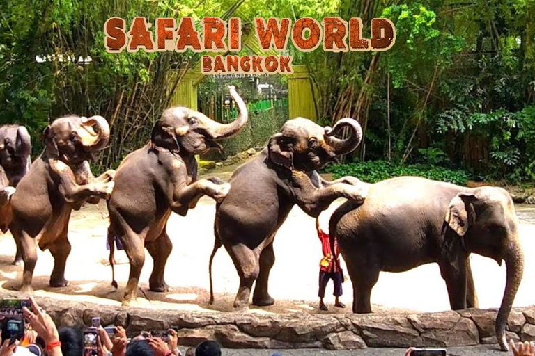 Bangkok: Safari World Transfer Service/ Biljett ingår ej