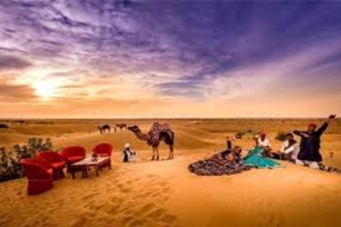 Jodhpur, balade à dos de chameau à Osian et dîner à Dhani (campagne)osian / Visite d'une journée