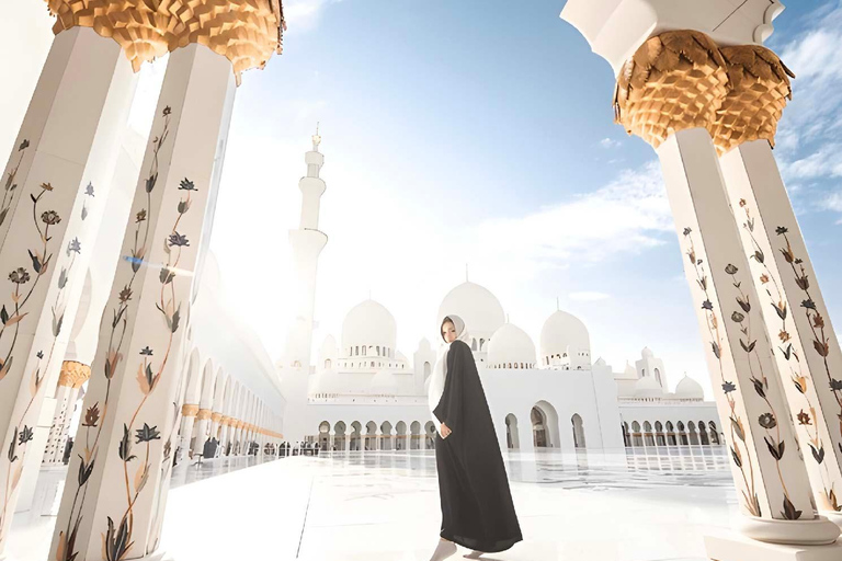 Da Dubai: Tour del tempio indù BAPS e della moschea Sheikh Zayed